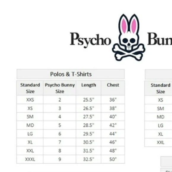 Psycho Bunny V Neck T-Shirt - Picture 5 of 5